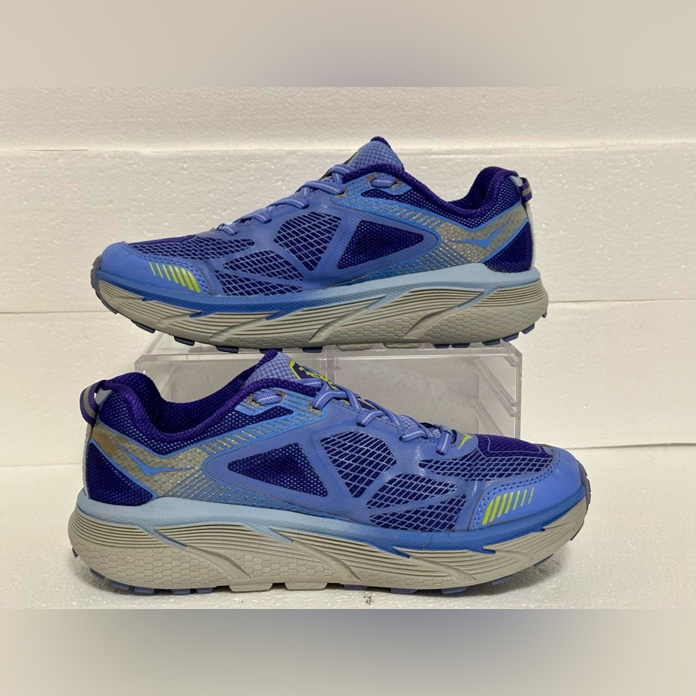 Blue and Purple Athletic Sneakers